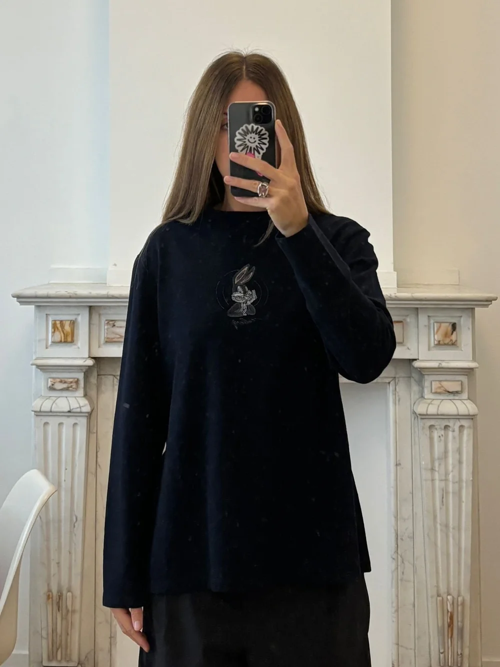 Iceberg Dark Blue Wool Knit Longsleeve | Bugs Bunny | €80